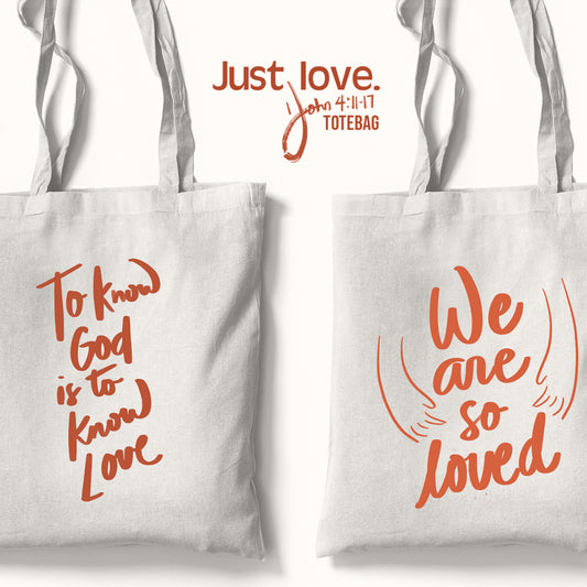 Faithful Carry-All Tote Bag : Just Love Collection