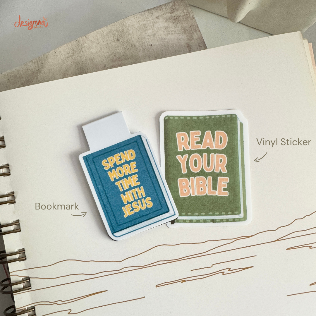 Faith Marks: Faith in Every Page and Place (Magnetic Bookmark + Sticker)