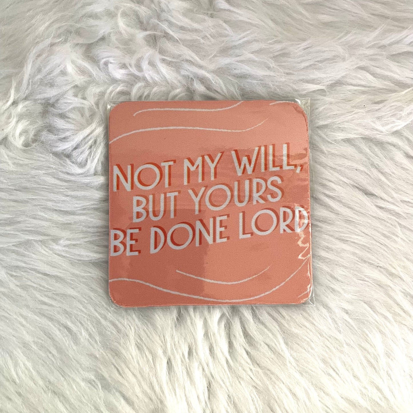 Bible Verse Rubber Drink Coasters