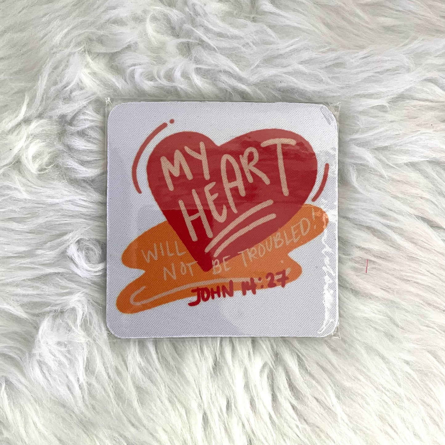 Bible Verse Rubber Drink Coasters