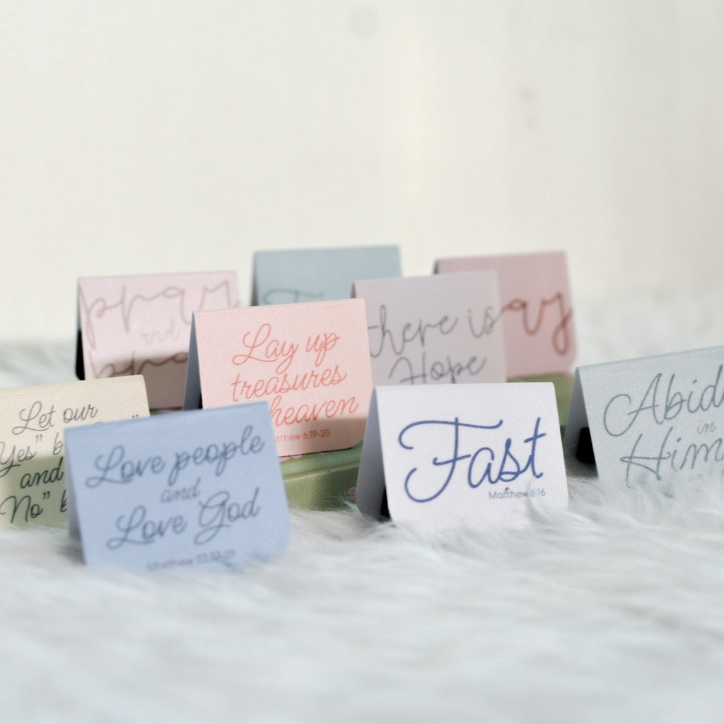 Magnetic Bookmarks : Minimalist Motivational/Bible Verse