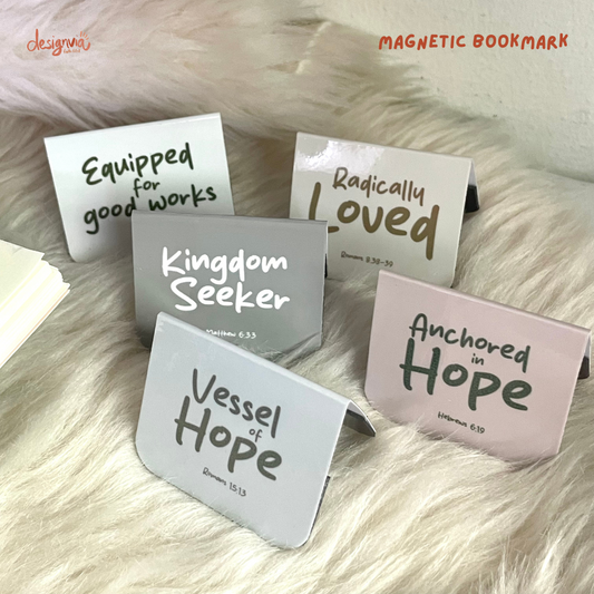 Magnetic Bookmarks : 2nd Batch Minimalist Motivational/Bible Verse