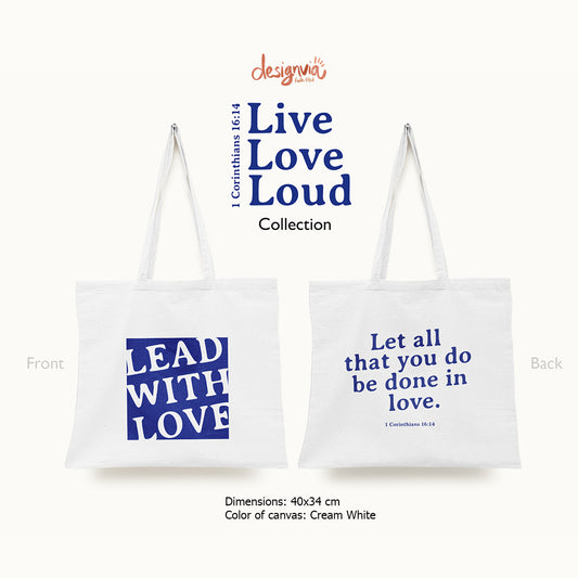 Faithful Carry-All Tote Bag : Live Love Loud Collection